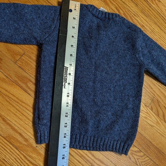 H&M Knit Pullover Sweater 2t Blue Bear kids boys - Picture 11 of 12